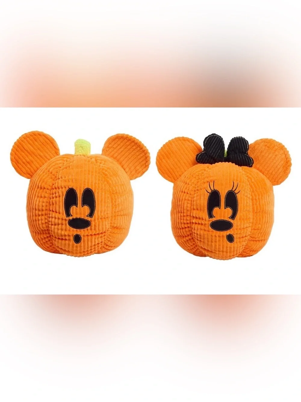 Disney Halloween Mickey Pumpkin Plush